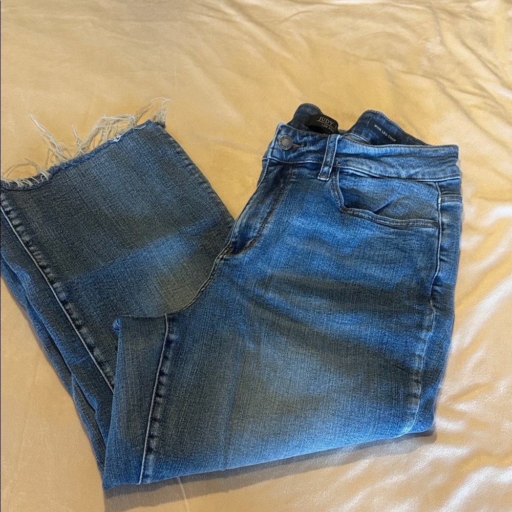 Judy Blue Wide Leg Cropped Women’s Jeans